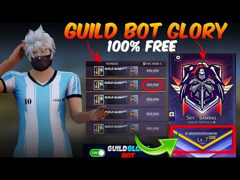 Free Fire Guild Glory Bot 🤖 | How To Make Guild Glory Bot 100% Working Tutorial 🔥