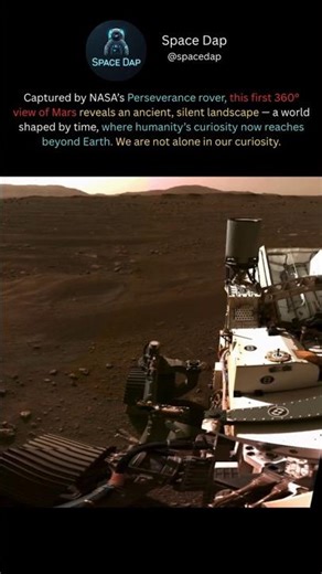 NASA Perseverance Rover’s First 360° View of Mars Feels Unreal 🚀🔴