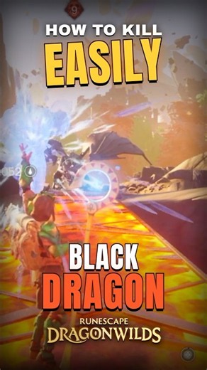 Easiest Way to Kill the Black Dragon - RuneScape Dragonwilds #runescapedragonwilds #dragonwilds