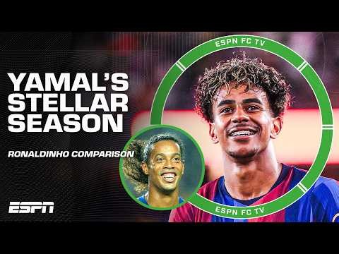 Most entertaining player since Ronaldinho? 👀 Derek Rae on Lamine Yamal’s stellar season ⭐️ | ESPN FC