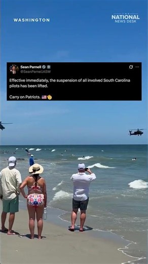 'CARRY ON PATRIOTS': Suspended Helicopter pilots REINSTATED after July 4 flyover controversy