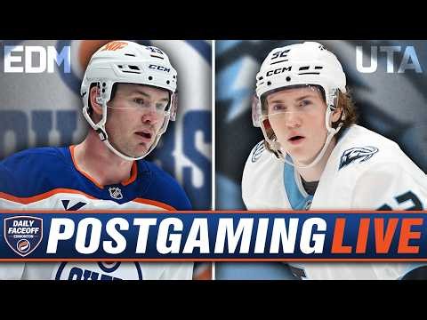 The Edmonton Oilers DEFEAT the Utah Mammoth 6-2 | PostGaming on DFO Edmonton