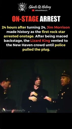 He Was Arrested… During the Concert #shorts #history #facts #music #event #concert #celebrity