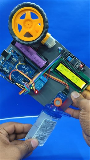 alcohol detector project #college #project #arduino