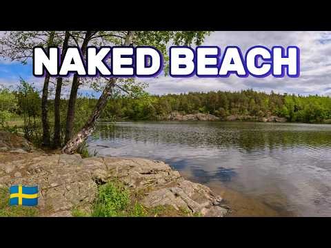 NAKED Beach in Nature 🇸🇪