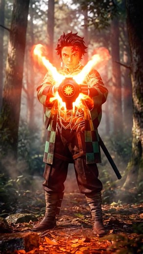 What if flame breathing power was real? 🔥 | AI Transformation