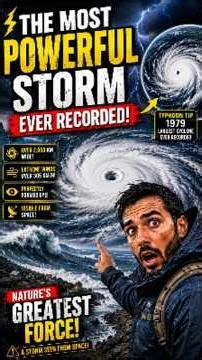 ⚡ The Most Powerful Storm Ever Recorded | The Story of Typhoon Tip