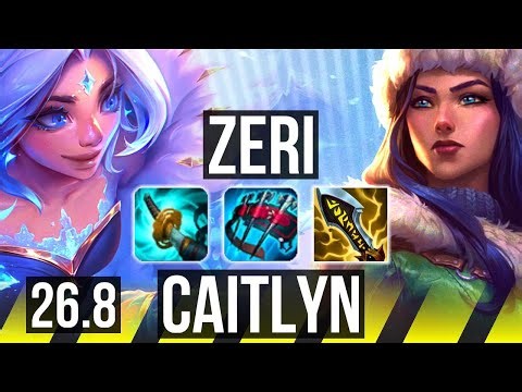 ZERI & Yuumi vs CAITLYN & Bard (ADC) | KR Diamond | 26.8