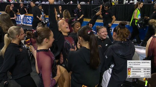"I'm still in a little disbelief."Coach Jenny Hansen after Minnesota heads to its first NCAA final in program history 👏