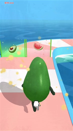 WATERMELON 🍉 + LEMON 🍋 GAMEPLAY 😱 #3D #game #funnyvideo #어몽 #어몽어스