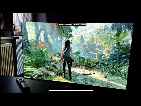 Shadow of the Tomb Raider on OLED LG G5 & RTX 5090 4K 165Hz RayTracing Maxed Out | HDR TV Settings