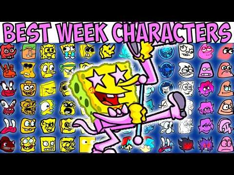 ALL BEST WEEK CHARACTERS | FNF Character Test | Gameplay VS Playground