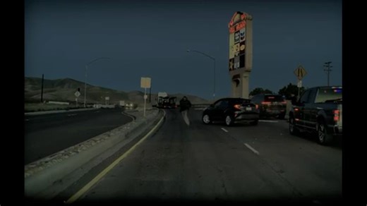 Dashcam footage captures shooting involving ICE agents near Sacramento, California, on Tuesday