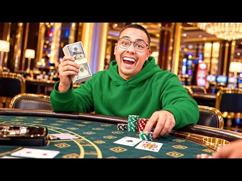 I Gambled $10,000 on a Custom Bluff Blackjack Table!