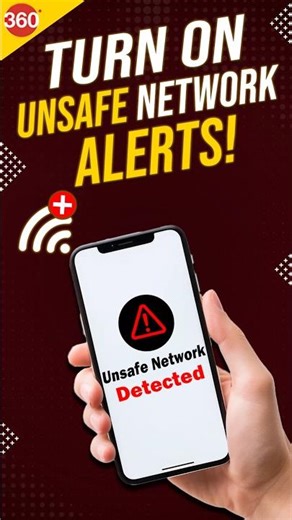 Turn ON Unsafe Network Alerts #hack #network #wifi #tipsandtricks #howto #techtips #alert
