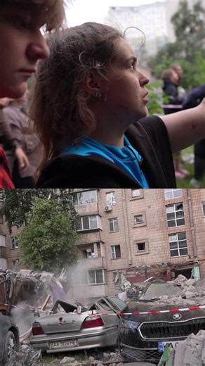 Kyiv woman recalls escape after Russian strike