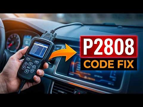 How To Fix P2808 Code - Pressure Control Solenoid G - Stuck Off Transmission Repair