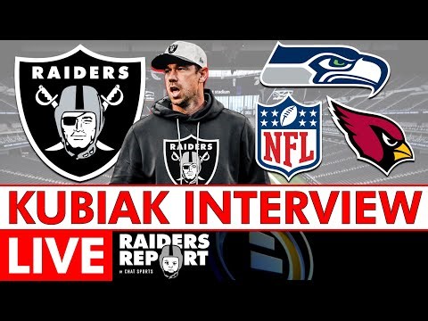 Klint Kubiak Raiders Interview LIVE + NFL News & Senior Bowl Highlights