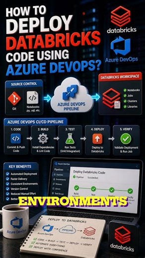 How do you deploy Databricks code using Azure DevOps?