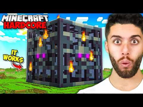 I Built The WORLDS BIGGEST MOB SPAWNER in Minecraft Hardcore