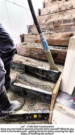 Pouring Concrete Stairs – Building the Steps That Connect a Home! 🏠