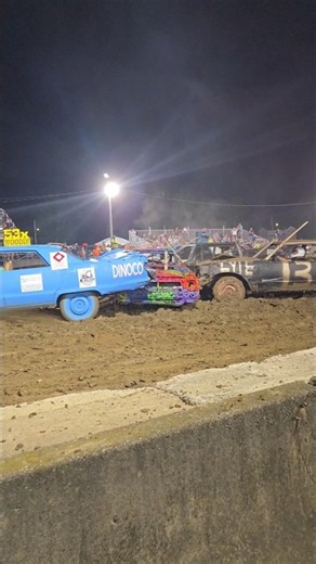 Lisa's Rainbow #18: 1975 Chevy Malibu Chevelle DerbyDog Heat Victory at Ashtabula