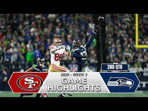 Seattle Seahawks vs San Francisco 49ers Game Highlights 2nd-Qtr | Oct 11, 2026 NFL Week 5