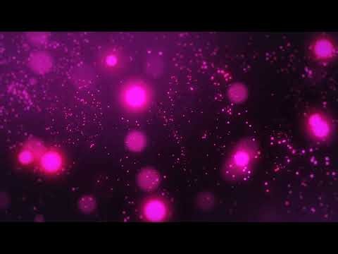 Loop Background Bokeh Particles Pink Purple