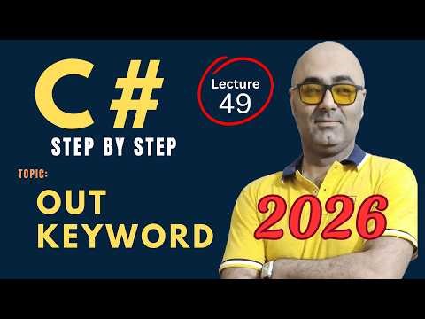 C# Out keyword – Beginner Friendly Tutorial – Csharp programming 2026
