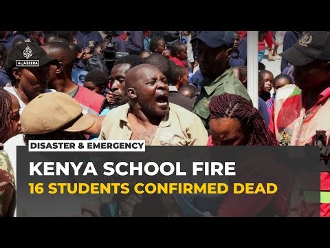 At least 16 students killed in fire at Kenyan girls' boarding school