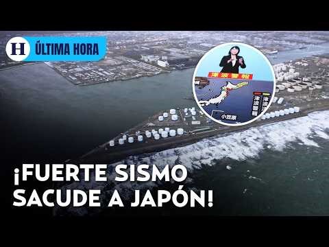 ¡Se sacudió todo! Japón sufre sismo de 7.5 y alerta de tsunami tras aumento en el nivel del mar