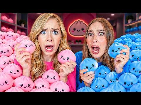 PINK VS BLUE SQUISHY HUNTING CHALLENGE!