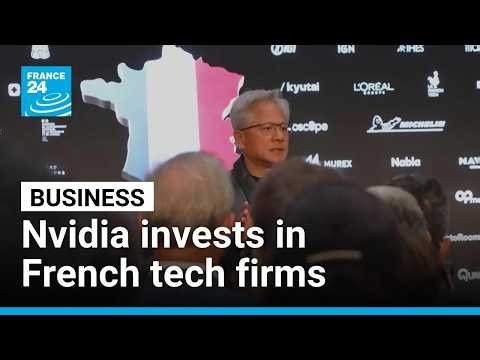 Nvidia's Huang announces new investments in French tech sector • FRANCE 24 English