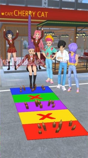Which Character Is Luckier? 🤔 SAKURA #sakuraschoolsimulator #shorts #funny #ytshorts