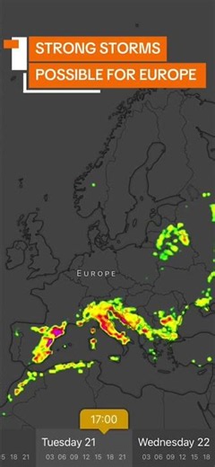 ⛈️STRONG Storms Possible For Europe 🇪🇺