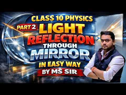 Light Reflection Through Mirror Part 2 | Class 10 Physics Full Concept | Easy Method by MS Sir