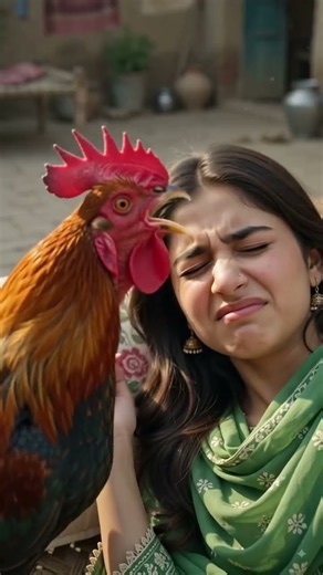 Murgh Ne Di Azaan, Baji Ka Gussa Saatwan Aasman Par! 😂🐓#BajiOnFire #FunnyShorts #DesiComedy #Baji