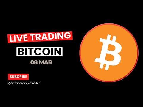 Bitcoin Live Trading || Crypto Live Trading || 08 MAR || Vivek Yadav #bitcoin #crypto #gold