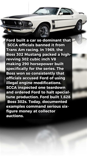 The Ford That Got Banned From SCCA Trans Am Racing #shorts #automobile #cars