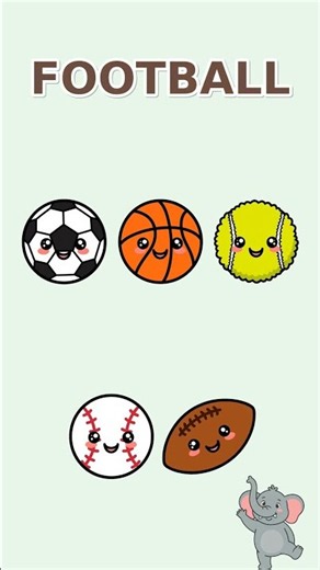 Fun Sports Balls! ⚽ #kidslearning #toddlers #shorts