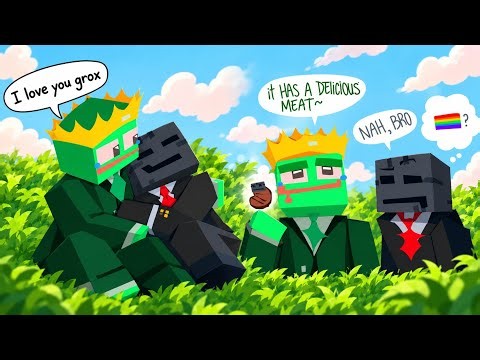 Froggy & Grox Confessed Their Love😳😭?, Frox, Funny Memories | Minecraft fluff comic dub🎀