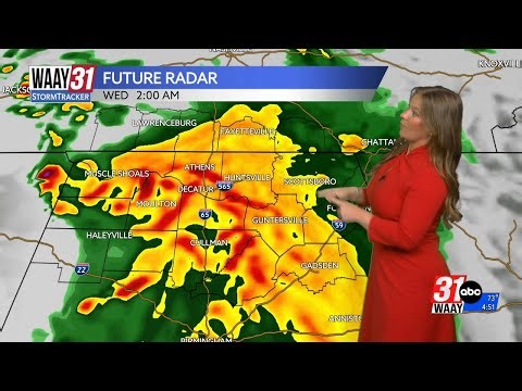 Latest look at future radar for storms tonight