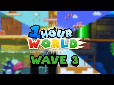 1 Hour world ⌛ - Wave 3 Trailer (Smm2 / Mario maker 2 Super world)