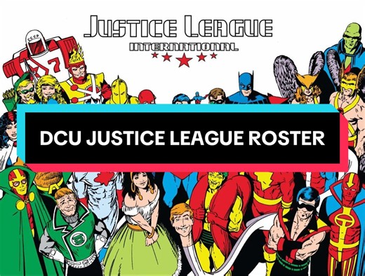 DCU justice league roster #dcu #batman #superman #wonderwoman #greenlantern