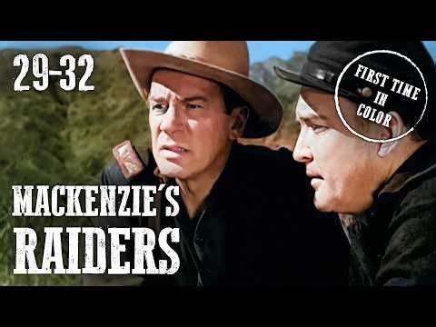 Mackenzie's Raiders Compilation Part 8 | 4K | Western Series | English | Colorized