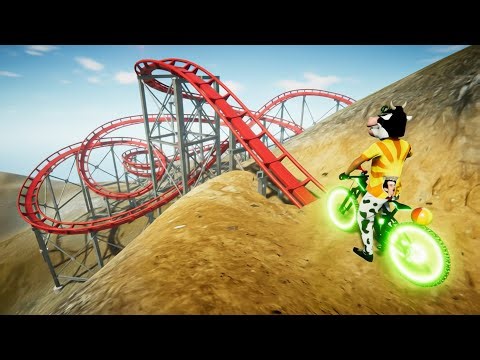 MOUNTAIN BIKING A ROLLER COASTER?! (Descenders)