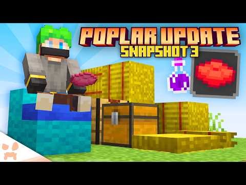 CHAIRS + STRAW BEDS WERE JUST ADDED TO MINECRAFT... | 26.3 Snapshot 3