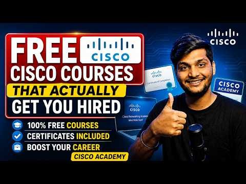 Free Cisco Courses That Actually Get You Hired | Cisco Academy | Simplilearn