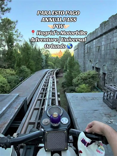 📍 Hagrid’s Motorbike Adventure | Universal Orlando 🌎 #HarryPotter #HagridsMotorbikeAdventure #UniversalOrlando #RollerCoaster #Viral