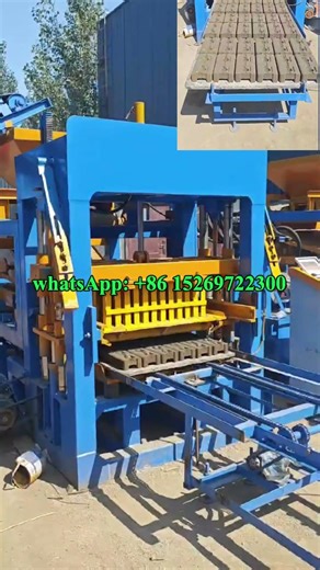 qt4 18 automatic hydraulic cement concrete hollow block making machine price #blockmachine #blocks